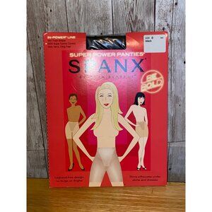 Spanx by Sarah Blakely Super Power Panties Mid-Thigh Shaper Size D Black A220502